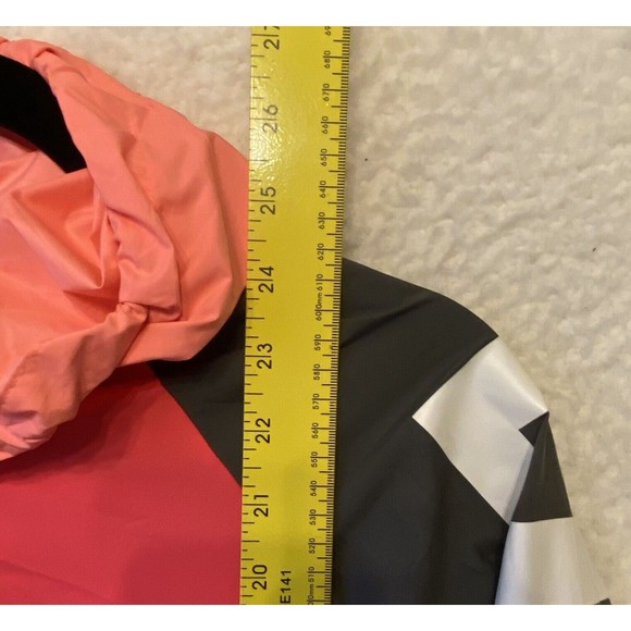 Victoria Secret PINK Windbreaker Jacket Hood Half Zip Pullover Anorak XS - Picture 7 of 8